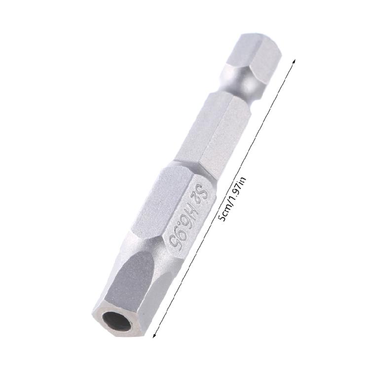 Pentagonal Head Screwdriver Bit Set Strong Magnetic Suitable for Various Repairs 2.15-7.55 10PCS Different Size