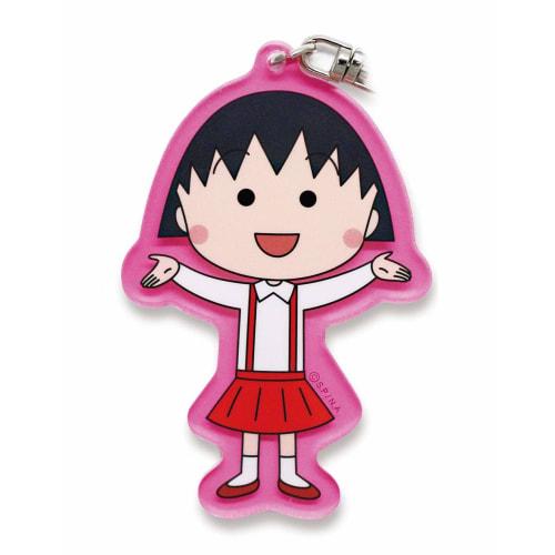 Toshinpack Chibi Maruko-chan Acrylic Keychain (Maruko Pink)