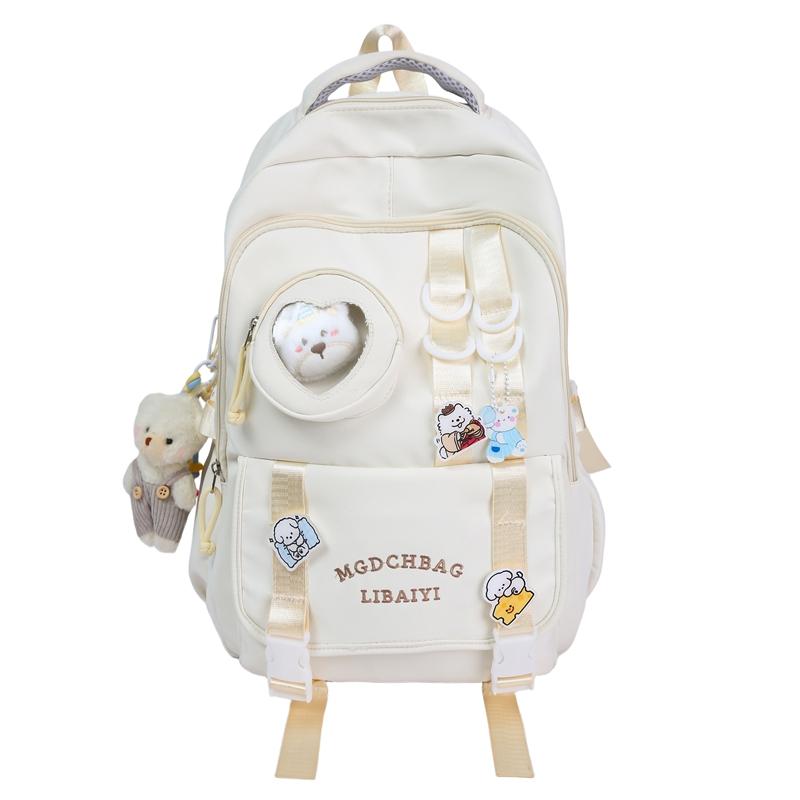 College Style Student Schoolbag Women's Large Capacity Computer Backpack Lightweight Girls Class Book Bag