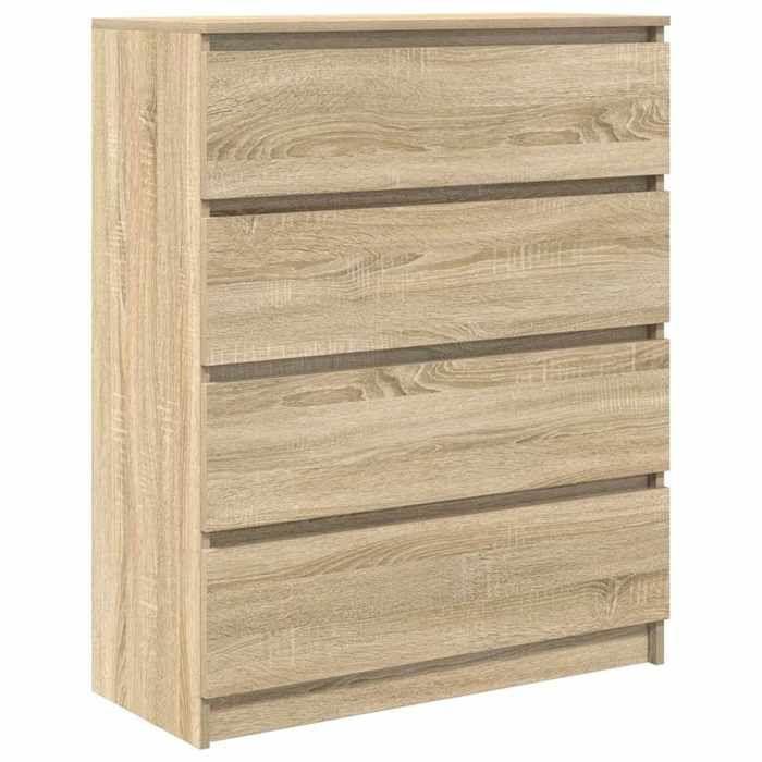 VidaXL Buffet Sonoma Oak 80x35x99 Cm Engineered Wood, Storage Cabinet, Entryway Furniture, Accent Furniture, Furniture of 3328482