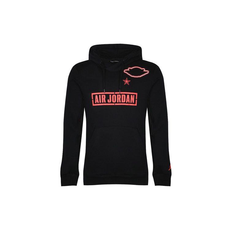 Jordan Sweatshirts Men's Black Hooded Moderate Regular AT9168-010