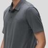 Saucony Logo Print Solid Color Casual Sports Short Sleeve Polo Shirt Men Polo Shirt Light-Gray SC2240075B-MG31