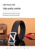 Men's Z Letter Business Casual Buffalo Leather Belt with Stainless Steel Buckle