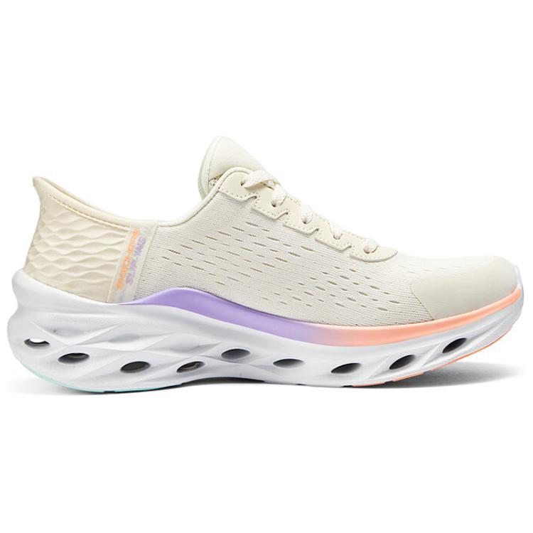 Skechers Comfortable Breathable Shock Absorbing Low Top Casual Running Shoes Women sneaker White 150191-NTMT