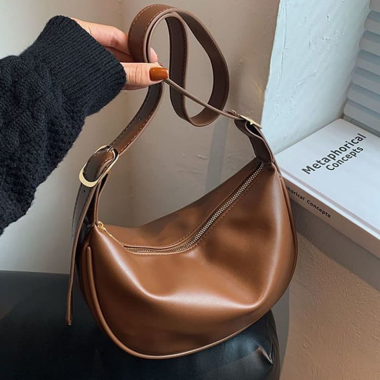 Ladies Casual One Shoulder Crossbody Dumpling Bag