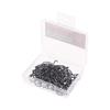 100Pcs/Box High Carbon Steel Fish Hook Durable High Strength Barbed Fishing Hooks With Ring For Carp Fishing Accessories