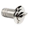 Boat 316 Stainless Steel 25mm 1" Thru Hull Gas Fuel Deck Fill/Filler with Keyless Cap Hardware