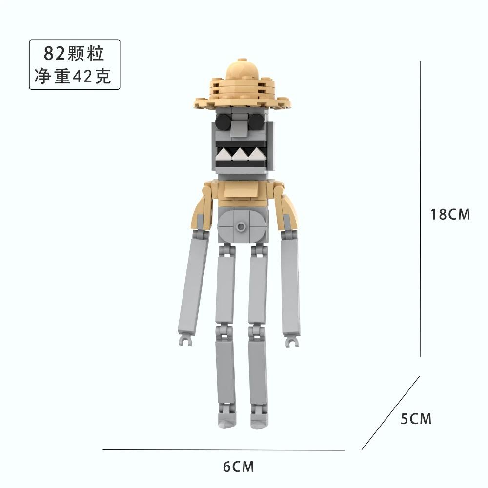 

Zoonomaly Zoo Animals Monster Building Blocks Brick Anime Game Figure Monkey Elephant DIY Model Kits For Kid Boys Holiday Gift