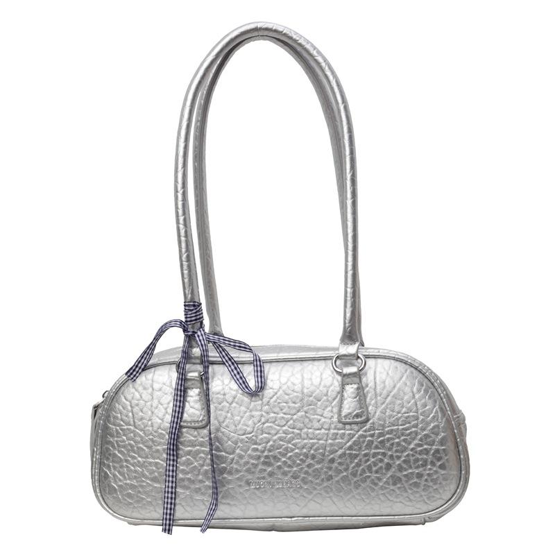 Fashion design baguette bag women's 2025 spring new simple high-quality texture shoulder armpit bag