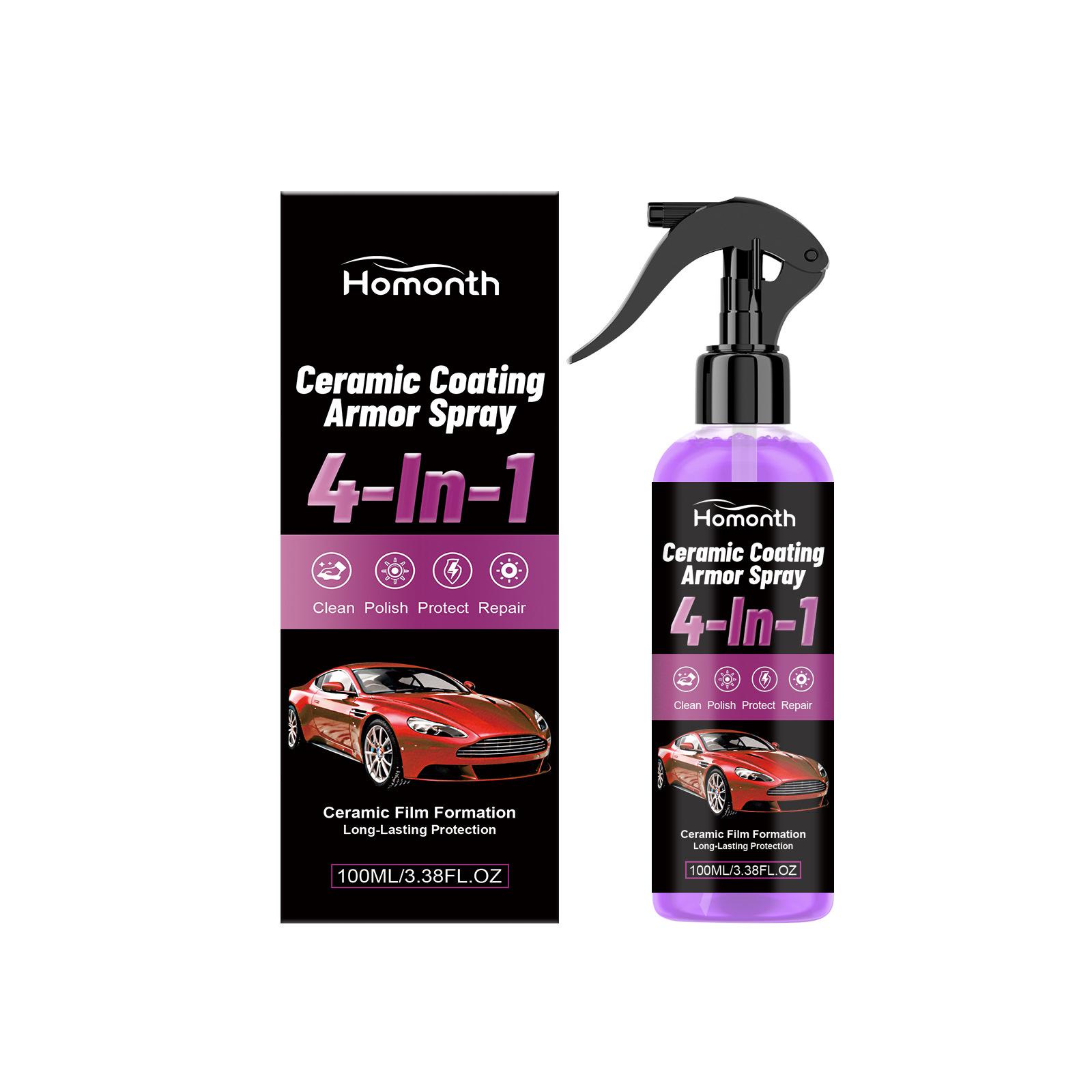 Homonth Car Ceramic Coating Spray: Glossy Paint Renewal & Maintenance