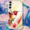Bird Hummingbird Painting Phone Case For Samsung S30,S25,S24,S23,S21,S22,S20,S10,5G,FE,lite,PIus,Ultra Transparent Cover