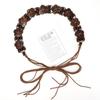Rope White Woven Waist Belt For Summer Casual Women Accessory Fashion