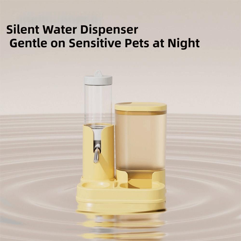 Leak-Proof Hamster Water Dispenser 2 IN 1 Automatic Feeder Prmeium Food Feeding Bowl  Business Trip