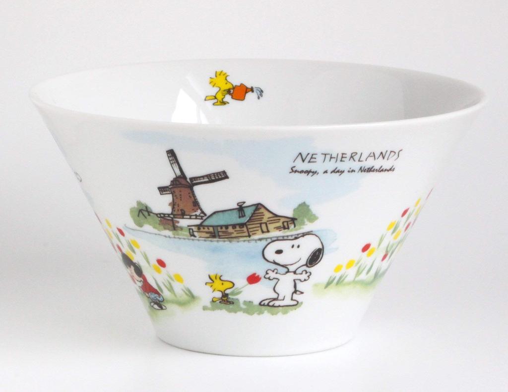 PEANUTS Snoopy World Travel 700ml Multi-Bowl, Holland, White,