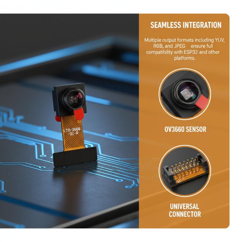 Ov3660 Kameramodul 68 120 160 Grad Linse 75mm 21mm für Esp32Cam Ttgo Yuv Rgb 3MP DVP Schnittstelle