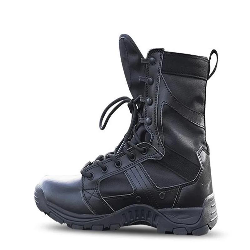 Frühling und Herbst High-Top Kampfstiefel Herren Leichte Militär Spezialkräfte Taktische Stiefel Kampfstiefel Wanderschuh