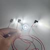 4pcs white light bright 12V Car door bowl light concealed tallation door handle light LED
