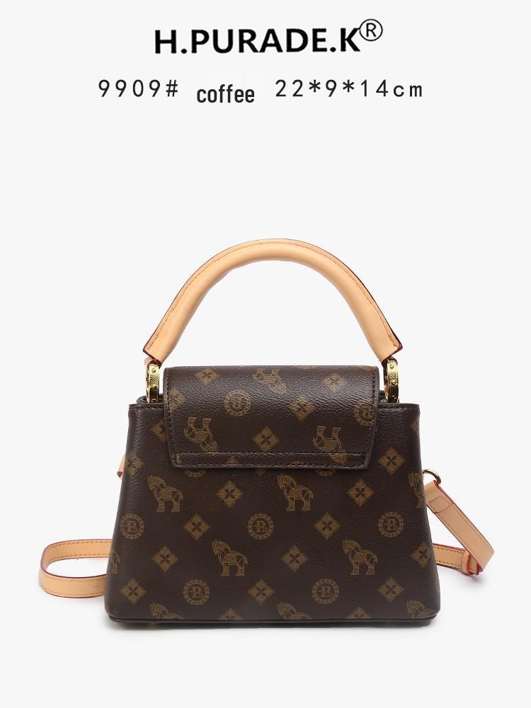 Retro Monogram 2025 Large Capacity Crossbody Handbag