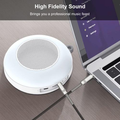 6.35mm To 6.35mm Stereo Audio Cable, FIBBR Straight 1/4-Inch TS Audio Guitar Plug-in, Nylon Braided for Electric Guitars, Basses, Amplifiers, Mixers,