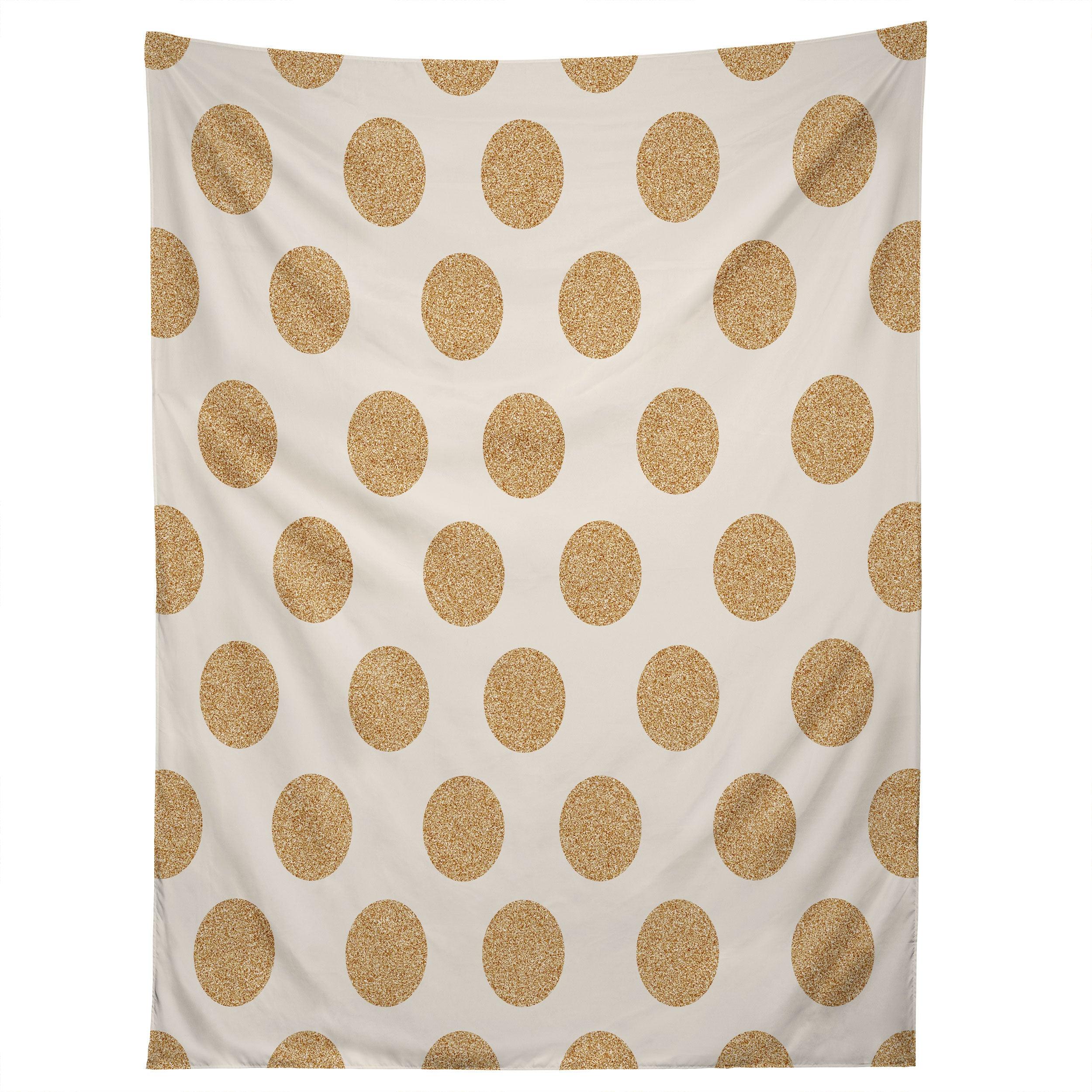 GOLD DOTS tapestry 75x100