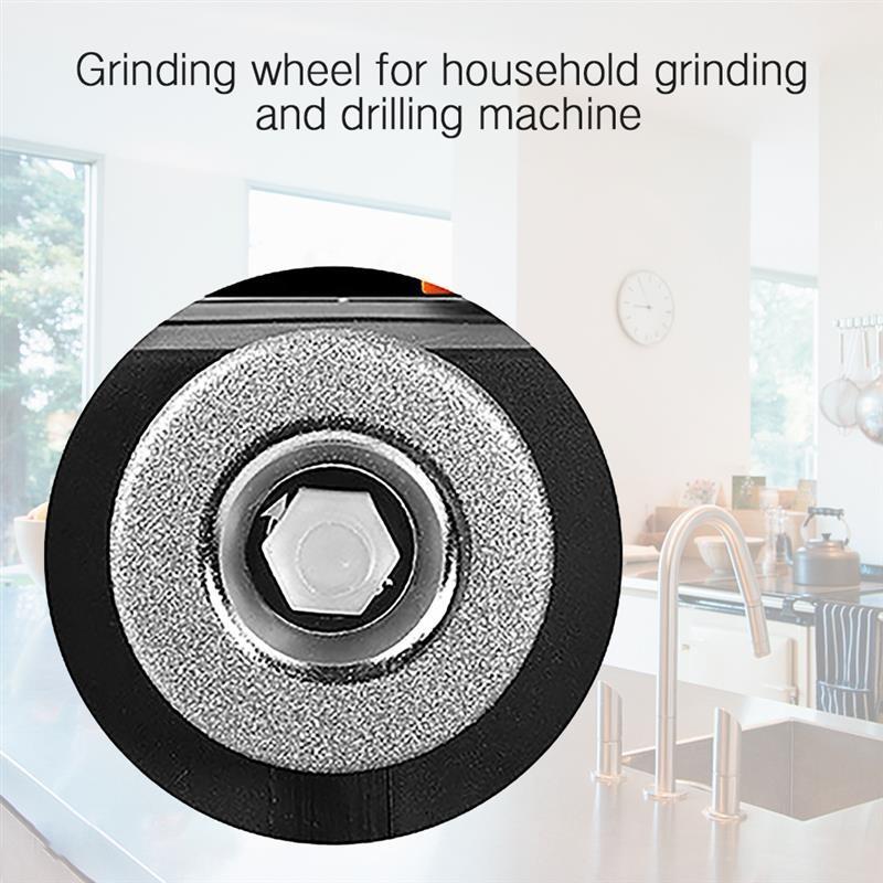Multifunction Knife Sharpener Emery Material Electric Sturdy Drill Sharpening Kitchen Grinding Wheel Tools