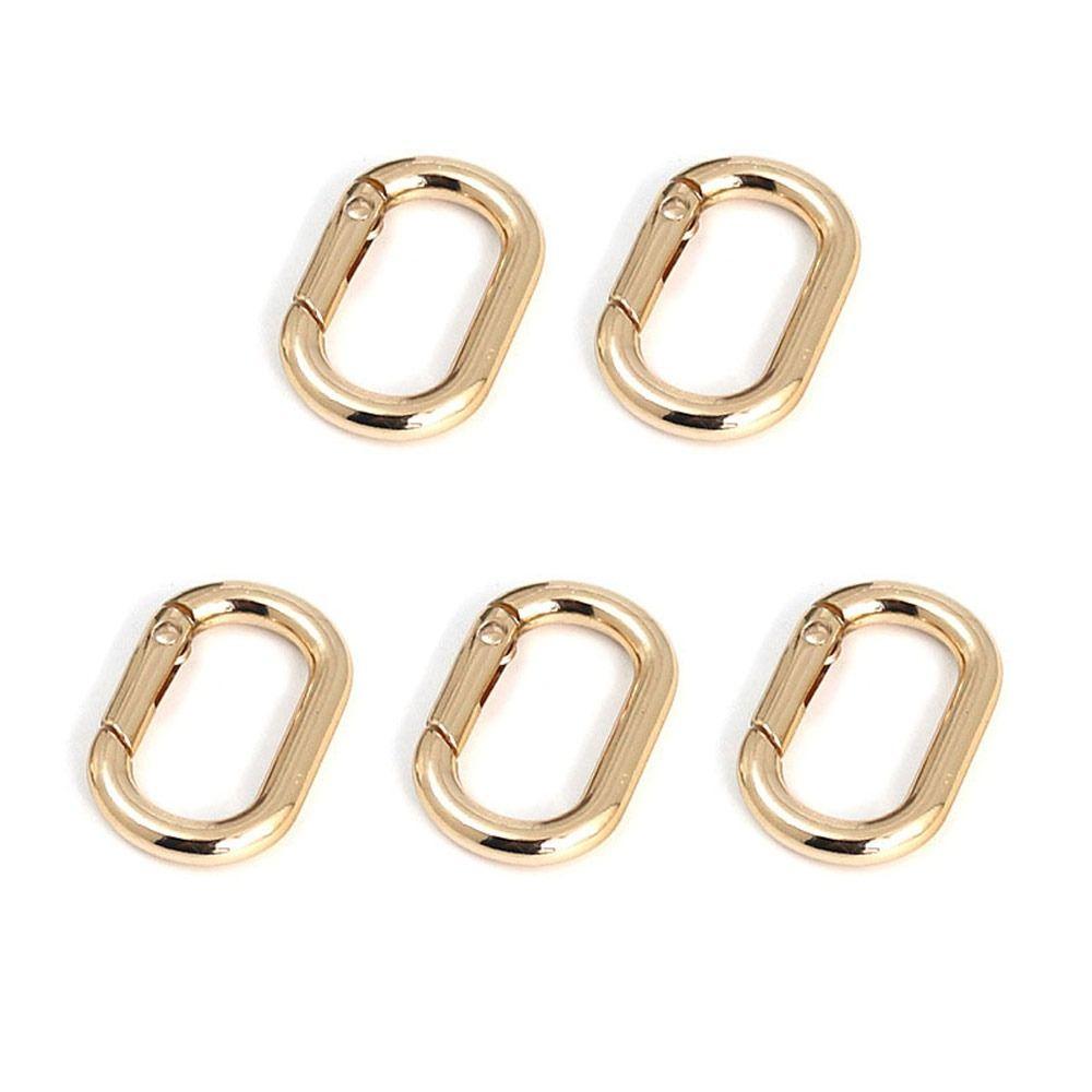 Camping Hiking Accessories Spring Oval Rings Outdoor Carabiner Handbags Clips Bag Belt Buckles