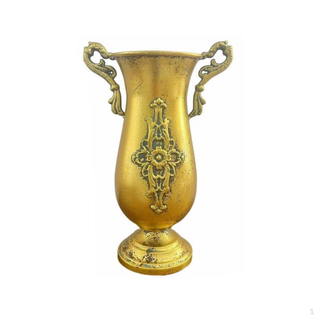 Pedestal Urn AntiqueStyle Vase with Base VintageInfluenced Tabletop for Wedding