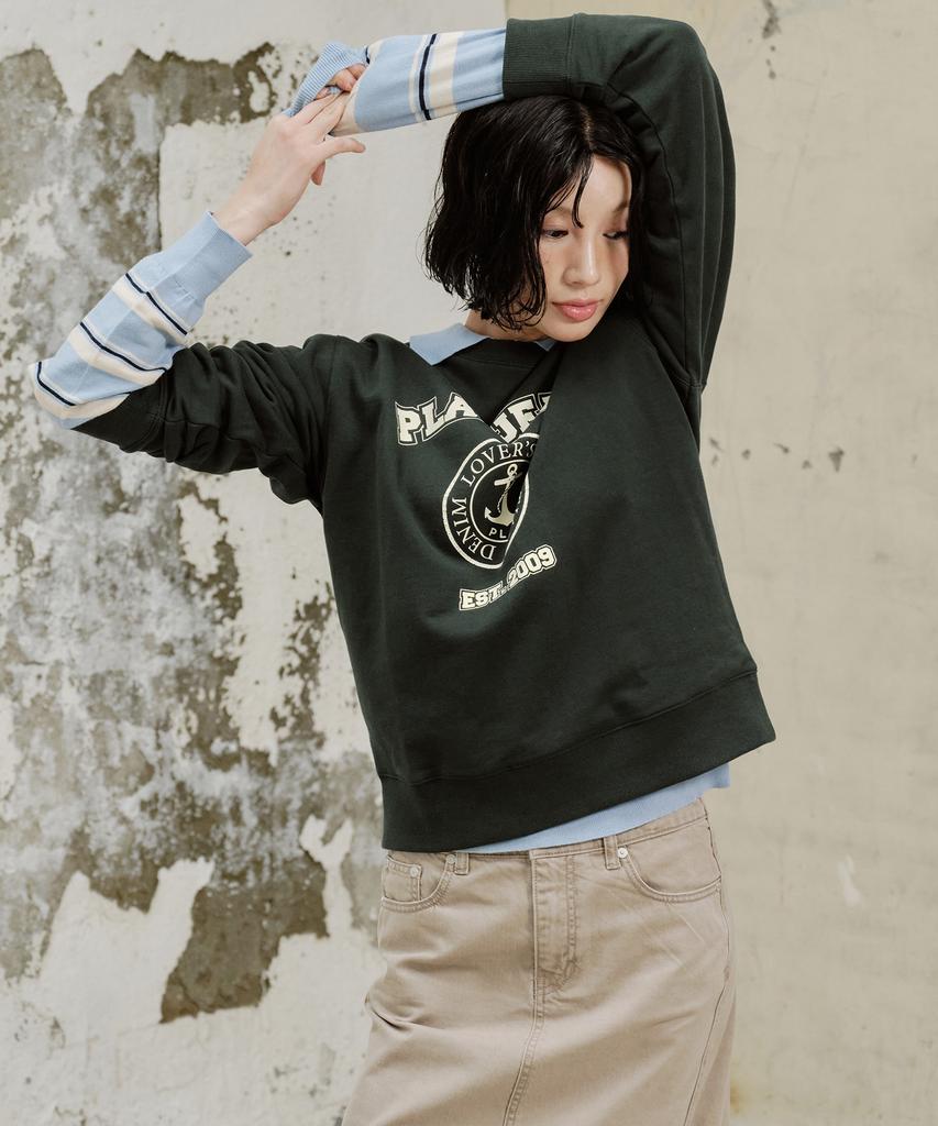 PLAC WOMEN Plack Jeans Graphic Sweatshirt_4 Colors
