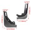 Tesla Model Y No-Punch Front & Rear Mudguards