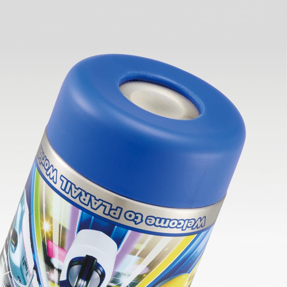 Skater Child Friendly Lightweight Water Bottle Stainless Steel Single Layer Mug Bottle For Room Temperature 350ml For Children One Push Direct