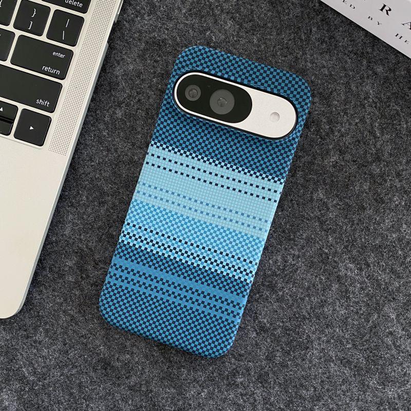 Google Pixel 9/8 Pro Magnetic Charging Kevlar Pattern Drop-Proof Case
