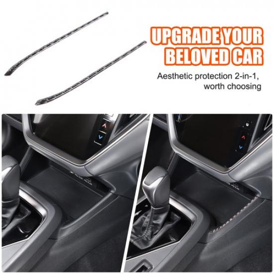 Carbon Fiber Center Console Side Strip Trim Sticker Fit For Subaru Crosstrek 23+