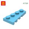 Non-Toxic 121Pcs/Lot 41769 2X4 Right Wedge-Shaped Building Block Moc Parts Compatible With Bricks Diy Children Toy Assembly Gift Box