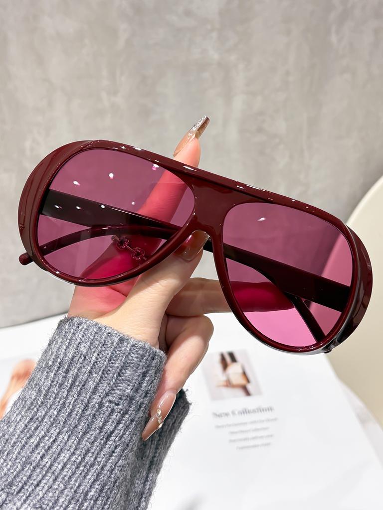 BMW 5 Pairs of Oversized Aviator Sunglasses for Women - Premium Set, Y2k Fashion, Uv Protection