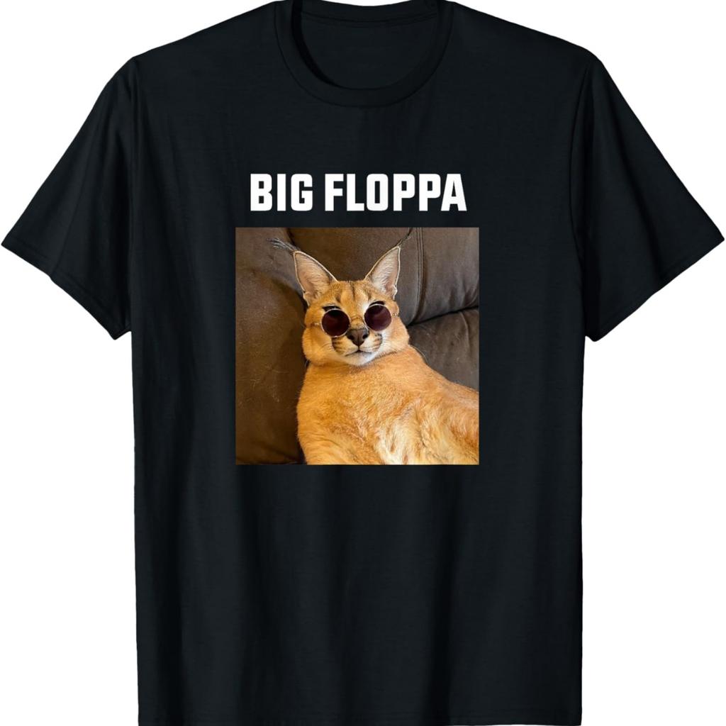 Big Floppa Meme Cat T-Shirt for Men Women Kids(1)