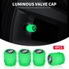 4 szt. Samochodowe Nakrętki na Wentyle Opon Luminous Fluorescent Decor Dla BMW M Performance E36 E60 E90 X2 X1 X3 X5 E46 E39 E70 M3 M5 M6