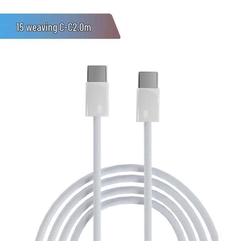 Apple 16/15 Pro Max Fast Charging Cable: Durable Braided Type-C PD Cable for iPhone