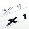 3D ABS Black Chrome Car Letters Rear Trunk Badge X1 X2 X3 X4 X5 X6 X7 Logo Sticker Emblem Lettering Accessories