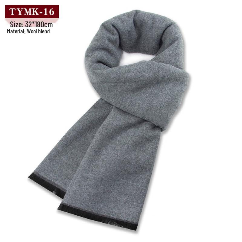 Jdn Tiara Men's Wool Blend Winter Scarf