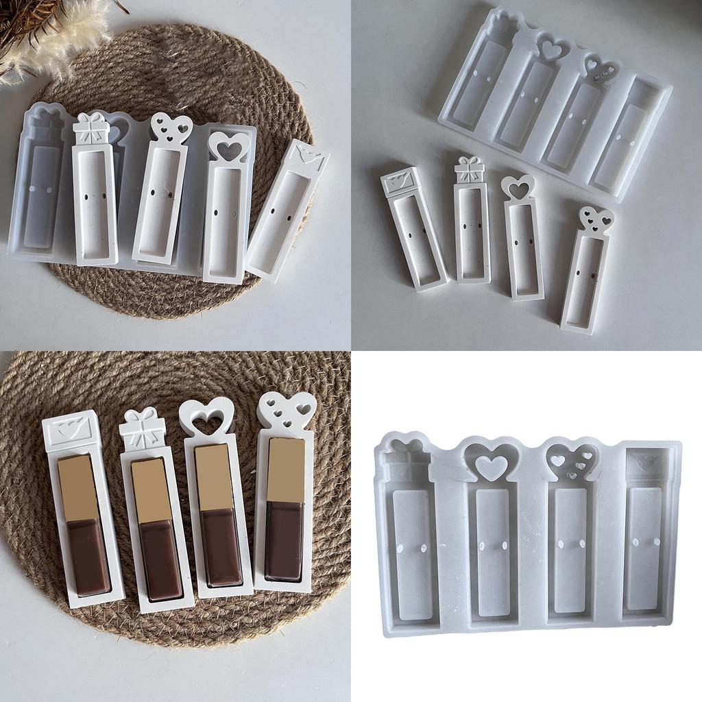 Valentine's Day Cash Gift Box Silicone Mold Chocolate Holder Plaster Glues Mould Easy Release Epoxy Resin Jewelry Mould