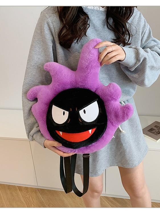 Pokmon Eevee Pikachu Gengar Plush Toys Knapsack Charmander Raichu Squirtle Charizard Psyduck Snorlax Plushie Anime Backpack