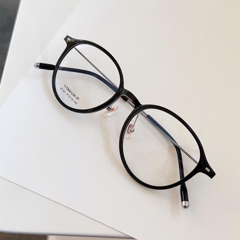 Karin Style Titanium Cat-Eye Glasses for Women - TR90 Frame, Prescription Compatible, Perfect for Round Faces