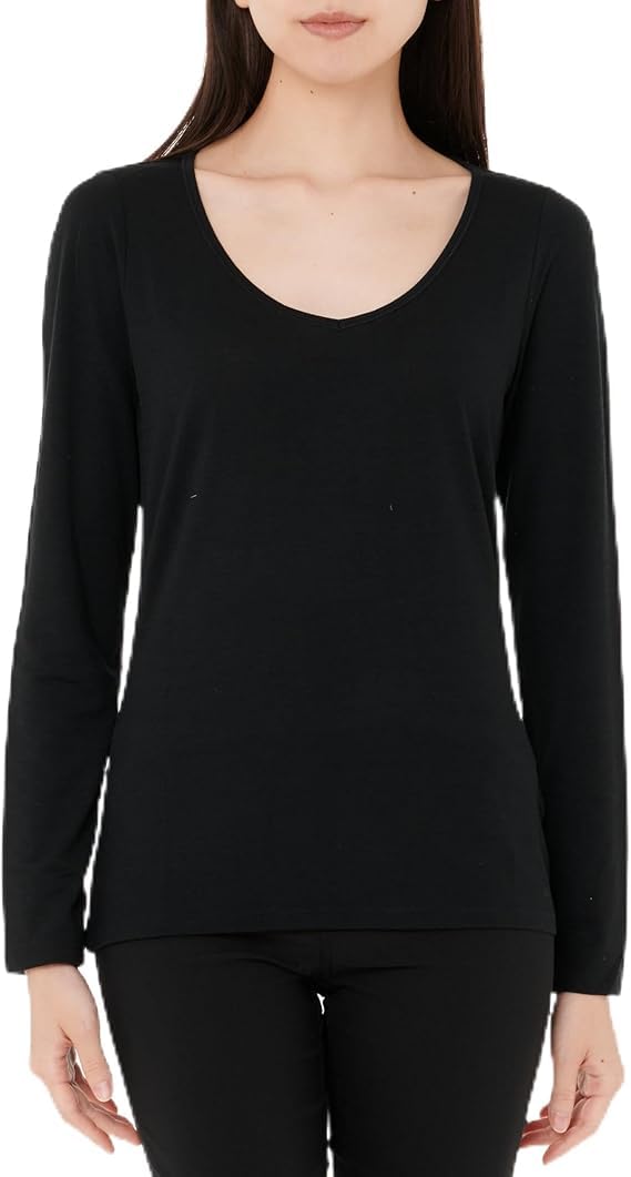 

Icebreaker Women s Siren LS SweetHeart Long Sleeve T-Shirt, Black, Size L