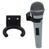 Microphone Holder for Mic Stand Microphone Wall Hanger Wall Mounted Mic Holder Bracket Rack Clamp for Home Office