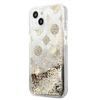 Guess Guhcp13Slgpego Iphone 13 Mini 5,4Złoty/Gold Hardcase Peony Liquid Glitter