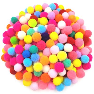 Schmuck Kinder Spielzeug Zubehör Pompones Pompom DIY Flauschiges Handgemachtes Material Nähen Handwerk Plüsch Ball Hochzeitsdeko 10/15mm Weich Multicolor