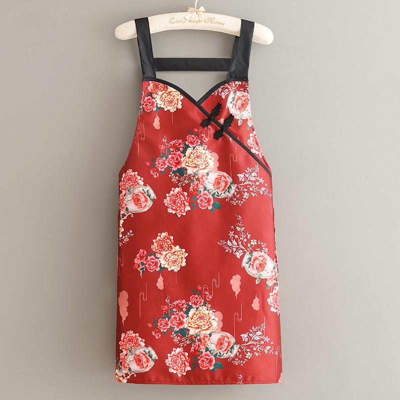 Oil-Proof Sleeveless Kitchen Apron: Dirt-Resistant, Splash-Guard Cooking Workwear for Catering