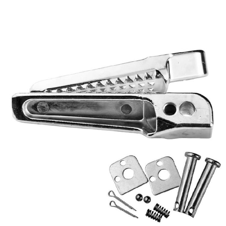 Anti Slip Motorcycle Rear Foot Pegs Lightweight Aluminum Heavy Duty Motorcycle Passenger Footrests Designed for Smooth & Safe Rides