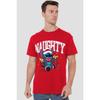 Lilo & Stitch Mens Naughty Stitch Christmas Lights T-Shirt