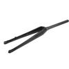 Bike Rigid Front Fork Full Carbon Fiber Road Bike Fork Quick Release Type UD Pattern Top Taper Pipe for Disc BrakeUD